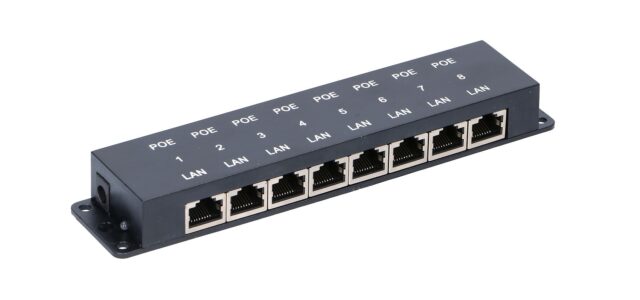 Extralink 8 Port | PoE Injector | 8x 100Mb/s RJ45 - imagine 5
