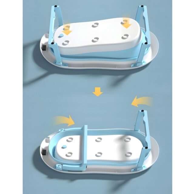 Extralink Kids | Bathtub | blue with LED thermometer - imagine 3