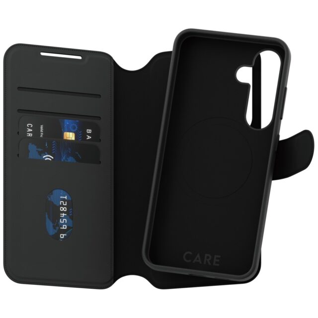 CARE by PanzerGlass Feature Tango 2in1 Wallet Case for Samsung Galaxy S25 Black - imagine 4
