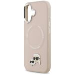 Karl Lagerfeld Karl & Choupette Pins MagSafe Case for iPhone 17 Pink - imagine 6