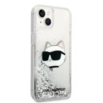 Karl Lagerfeld KLHCP14SLNCHCS iPhone 14/ 15 / 13 6,1" silver hardcase Glitter Choupette Head - imagine 4