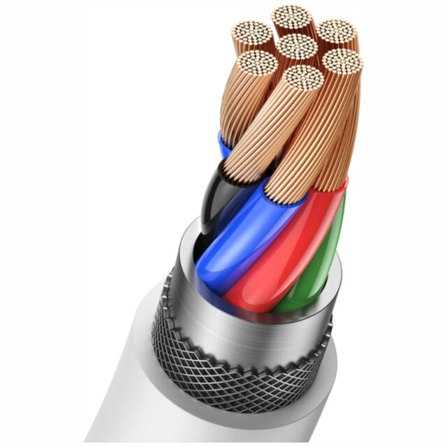 Cable USAMS US-SJ603 U84 3A USB-C to USB-A 3m white - imagine 10