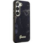 Guess GUHCS23SHTMRSK S23 S911 black hardcase Golden Marble Collection - imagine 4