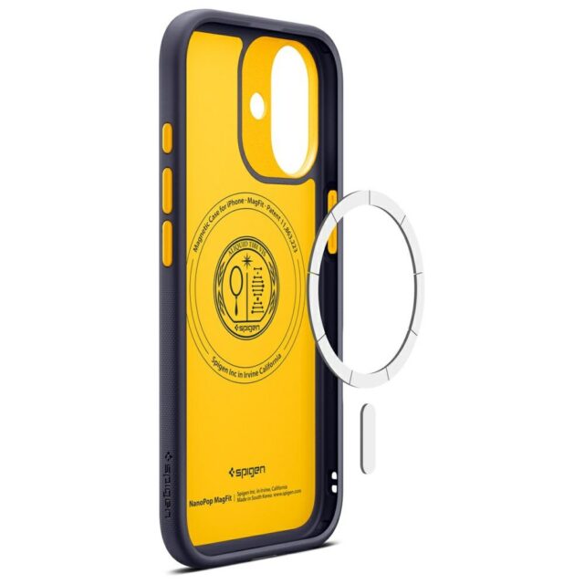 Spigen Nano Pop Mag MagSafe Case for iPhone 17 Navy Blue - imagine 8