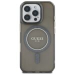 Guess GUHMP16LHFGEREK iPhone 16 Pro 6.3" black hardcase IML Glitter Circle MagSafe - imagine 3