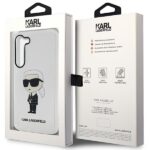 Karl Lagerfeld KLHCS23SHNIKTCT S23 S911 transparent hardcase Ikonik Karl Lagerfeld - imagine 8