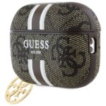 Guess GUAP2P4RPSW AirPods Pro 2 (2022/2023) cover brown 4G Printed Stripes Charm - imagine 3