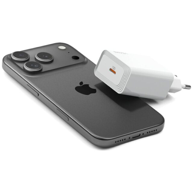 Wall charger USAMS T69 20W USB-C white - imagine 3