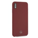 Mercedes MEHCI65SILRE iPhone Xs Max red hardcase Silicone Line - imagine 5