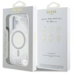 Case Guess HC Resin Bottom Glitter for iPhone 16 MagSafe silver - imagine 8