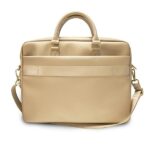 Guess Torba GUCB15PUSASLG 16" gold Saffiano Script - imagine 3