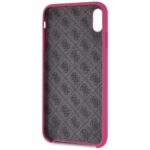 Guess GUHCI65LSGLPI iPhone Xs Max pink hard case Silicone - imagine 4