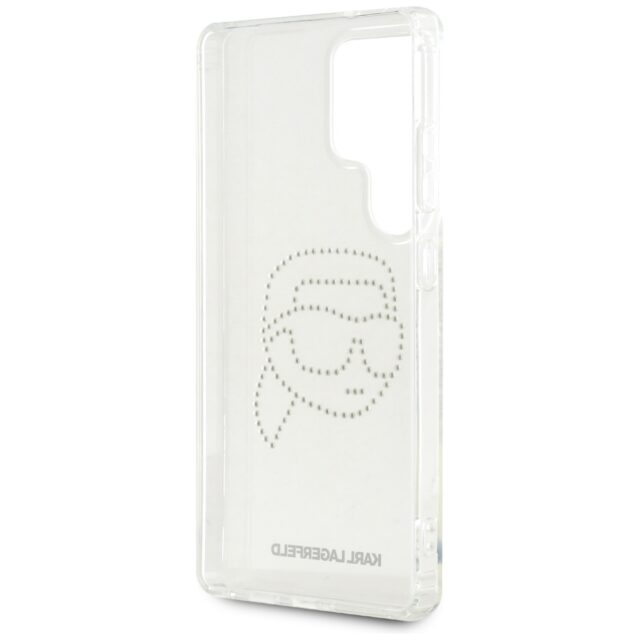 Case Karl Lagerfeld Rhinestones Karl Head Logo Samsung Galaxy S25 Ultra transparent - imagine 7