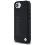 Case BMW Leather Hot Stamp do iPhone 16e black - imagine 2