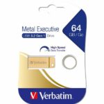Verbatim Pendrive 64GB USB-A 3.2Metal Executive gold 99106 - imagine 5