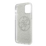Guess GUHCN61PCUGLKA iPhone 11 6,1" / Xr khaki hard case 4G Circle Glitter - imagine 4