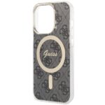 Guess GUHMP14LH4STK iPhone 14 Pro 6.1" black hardcase 4G MagSafe - imagine 5