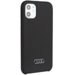 Audi Silicone Case iPhone 12 / 12 Pro 6.1" black hardcase AU-LSRIP12P-Q3/D1-BK - imagine 2