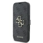Guess GUBKP16S4GMGGR iPhone 16 6.1" black book 4G Metal Logo - imagine 2