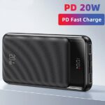 USAMS Powerbank 30000mAh 20W QC3.0+PDFast Charge black/black XY Series 30KCD20101 (US-CD201) Digita - imagine 2