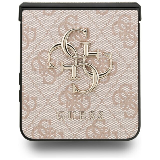 Guess Big 4G Logo Classic Logo Case for Samsung Galaxy Z Flip7 Pink - imagine 5