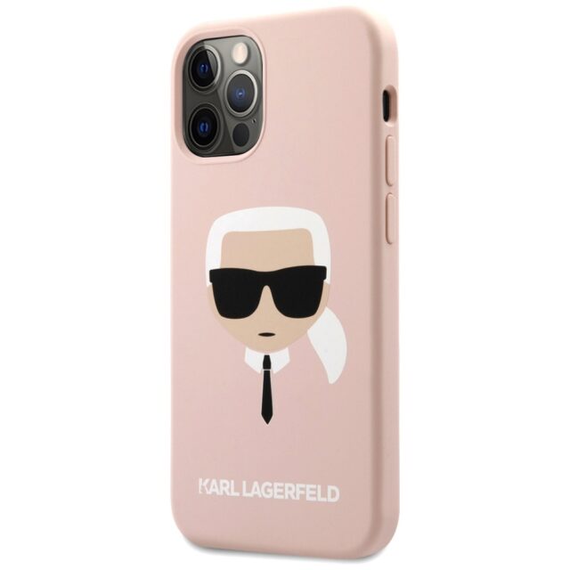 Karl Lagerfeld KLHCP12MSLKHLP iPhone 12/12 Pro 6,1" light pink hardcase Silicone Karl`s H - imagine 2
