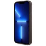 Case Guess 4G Stripes with wallet Magsafe for iPhone 15 brown - imagine 3