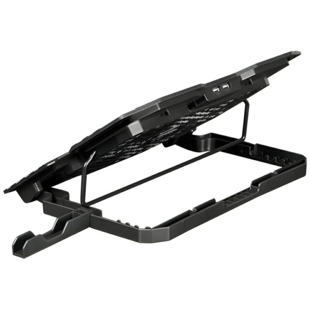XTRIKE ME Laptop Cooling Pad with Built-in Phone Holder FN-813 Black - imagine 8