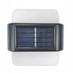 Set of 2 Extralink Solar Wall Lights, 9 x 9 x 2.3 cm Arras Warm White LED