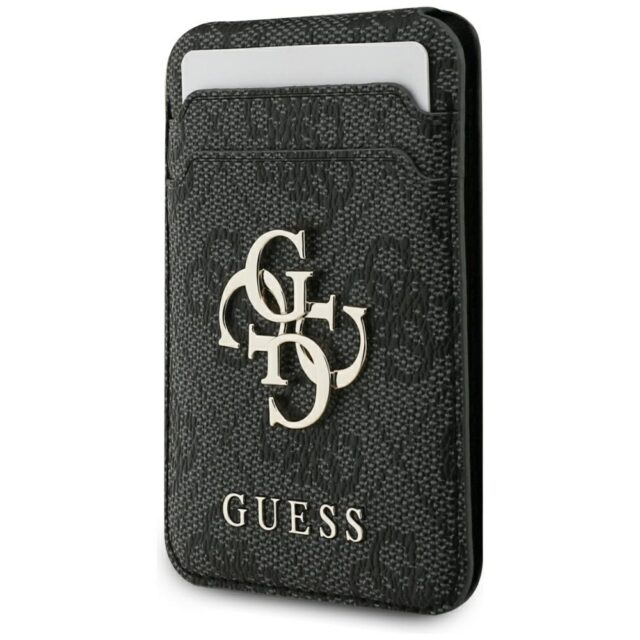 Case Guess 4G with wallet Magsafe for iPhone 17 Pro black - imagine 10
