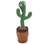 Dancing Cactus Toy Extralink Toys, Singing Toy for Kids LED USB - imagine 2