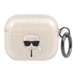 Karl Lagerfeld KLA3UKHGD AirPods 3 cover gold Glitter Karl`s Head
