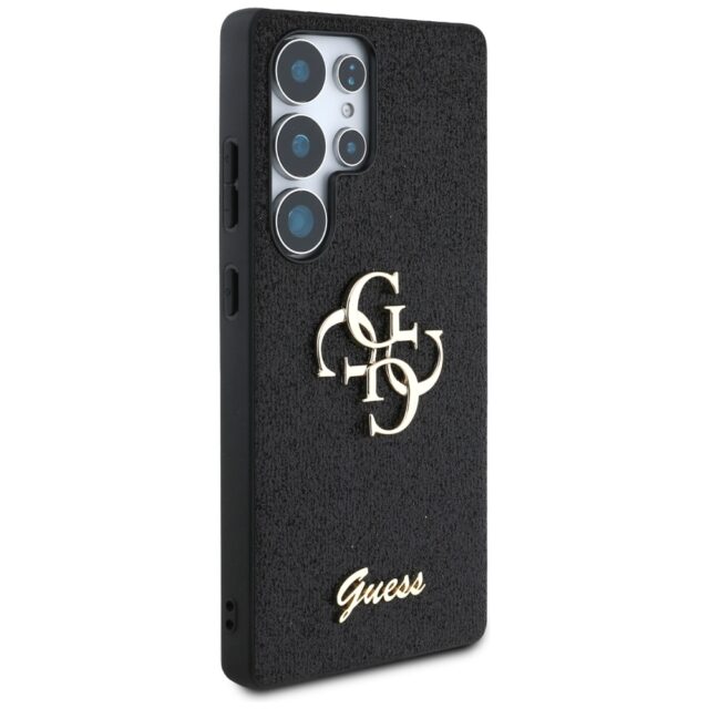 Case Guess Fixed Glitter Big 4G Metal Logo to Samsung Galaxy S25 Ultra black - imagine 4