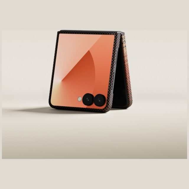 Case PITAKA Ultra-Slim MagSafe for Samsung Galaxy Z Flip7 sunset - imagine 6