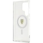 Ferrari FEHMS24LU3CLK S24 Ultra S928 black hardcase IML Transp Inner Circle Line MagSafe - imagine 7