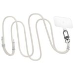 Spigen Universal Strap Set Crossbody & Wrist phone lanyard set pearl white AFA08365 - imagine 4