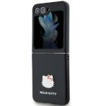 Hello Kitty HKHCZF5PGHDLMK Z Flip5 F731 black hardcase Metal Logo Kitty Head - imagine 6
