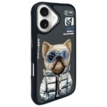 Nimmy case iPhone 16 6.1" black Cool&Cute 2.0 Dog - imagine 2