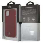 Mercedes MEHCP13MSILRE iPhone 13 / 14 / 15 6,1" red hardcase Silicone Line - imagine 8