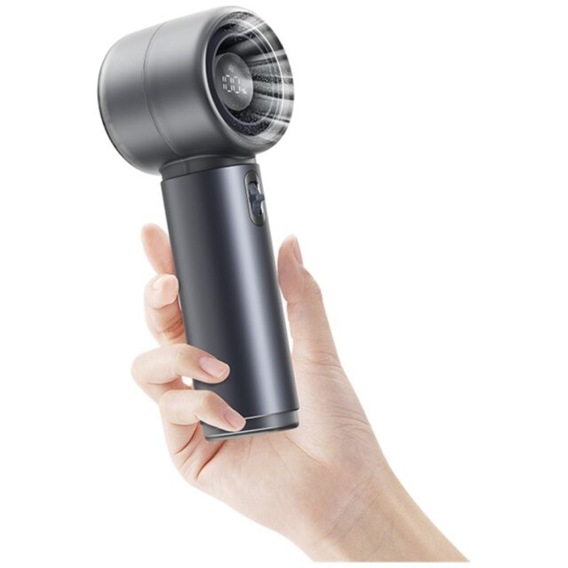 Hand fan USAMS LiFE LU03 black - imagine 5