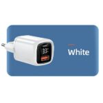USAMS Wall Charger 1xUSB-C + 1xUSB T46 33W (only head) PD3.0 + QC3.0 Fast Charging white CC152TC02 - imagine 2
