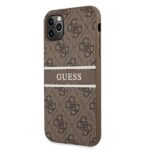 Guess GUHCN584GDBR iPhone 11 Pro 5,8" brown hardcase 4G Stripe - imagine 2