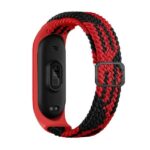 Beline Mi Band 10/9/8 Nylon Strap Black-Red - imagine 2
