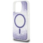 Guess HC Resin Bottom Glitter Case for iPhone 16 Pro Max MagSafe Purple - imagine 6