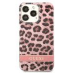 Guess GUHCP13LHSLEOP iPhone 13 Pro / 13 6,1" pink hardcase Leopard - imagine 3