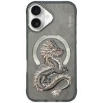 Nimmy Dragon MagSafe case for iPhone 16 grey
