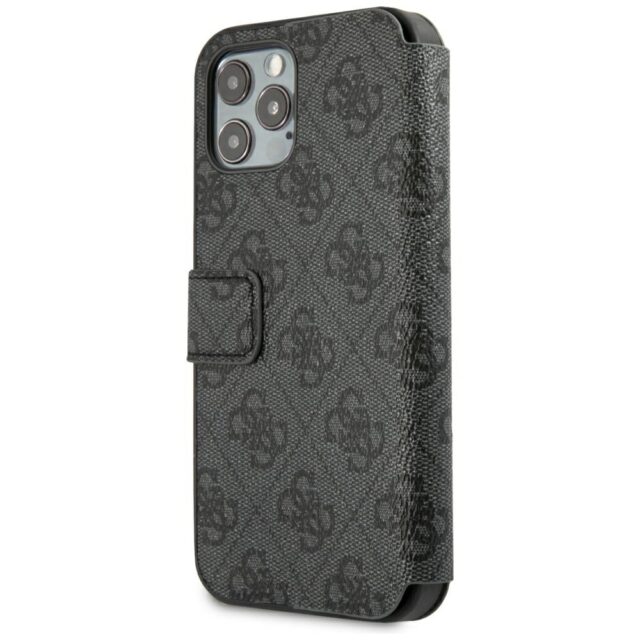 Guess GUFLBKSP12M4GG iPhone 12/12 Pro 6,1" grey book 4G Charms Collection - imagine 5