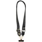 Universal lanyard Guess CBDY 4G Tether Patch Strass Metal Logo black