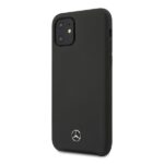 Mercedes MEHCN61SILBK iPhone 11 6,1"/ Xr hardcase black Silicone Line - imagine 2