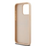 DKNY DKHCP15XPRTHSLP iPhone 15 Pro Max 6.7 inch pink hardcase Leather Mono Stripe & Metal Logo - imagine 7